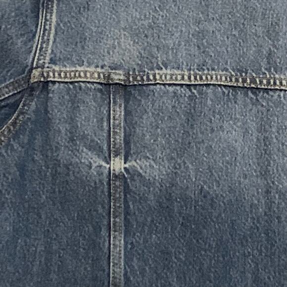 Lane Bryant NWT Womens Blue Denim Belted Trucker Jean Jacket Long Plus Size 18 - Picture 13 of 16